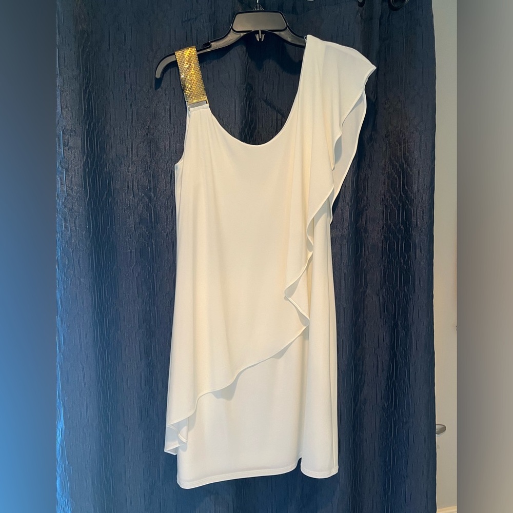 White One Shoulder Dress